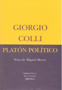 Giorgio colli, Platón político