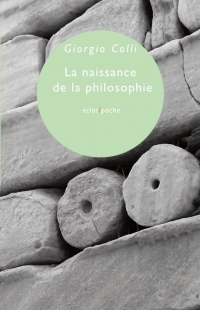 La naissance de la philosophie Copertina libro La naissance de la philosophie