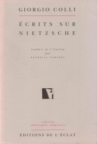 Ecrits sur Nietzsche