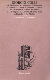 Giorgio Colli: incontro di studio