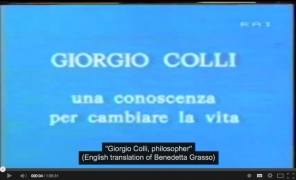 Archivio Giorgio Colli - Firenze - Galleria immagini