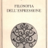 Copertina prima edizione di filosofia dell'espressione