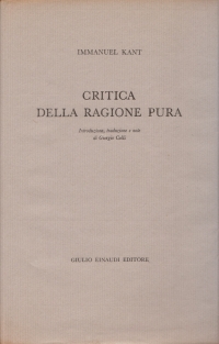 Critica della ragion pura