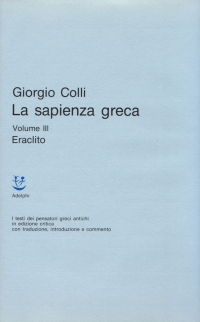 La sapienza greca, 3