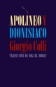 Copertina libro Apolíneo y dionisíaco
